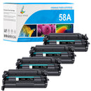HP 58A CF258A toner 4-pack