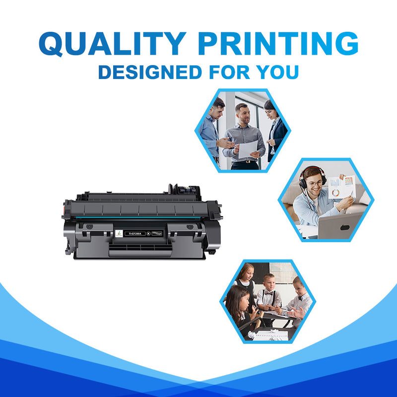 true image compatible HP 80A toner cartridges