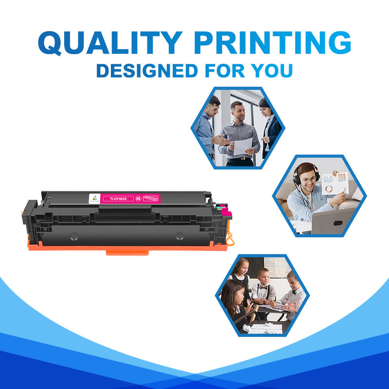 true image compatible hp 201X  toner cartridges