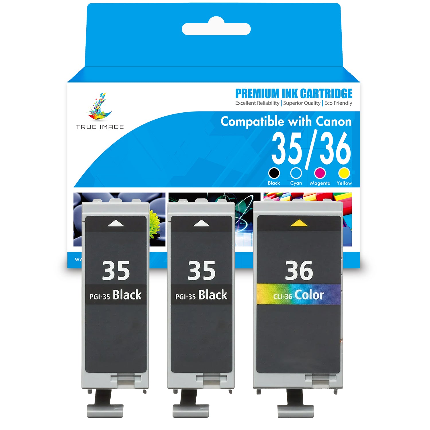 Compatible Canon PGI-35 CLI-36 Ink Cartr
