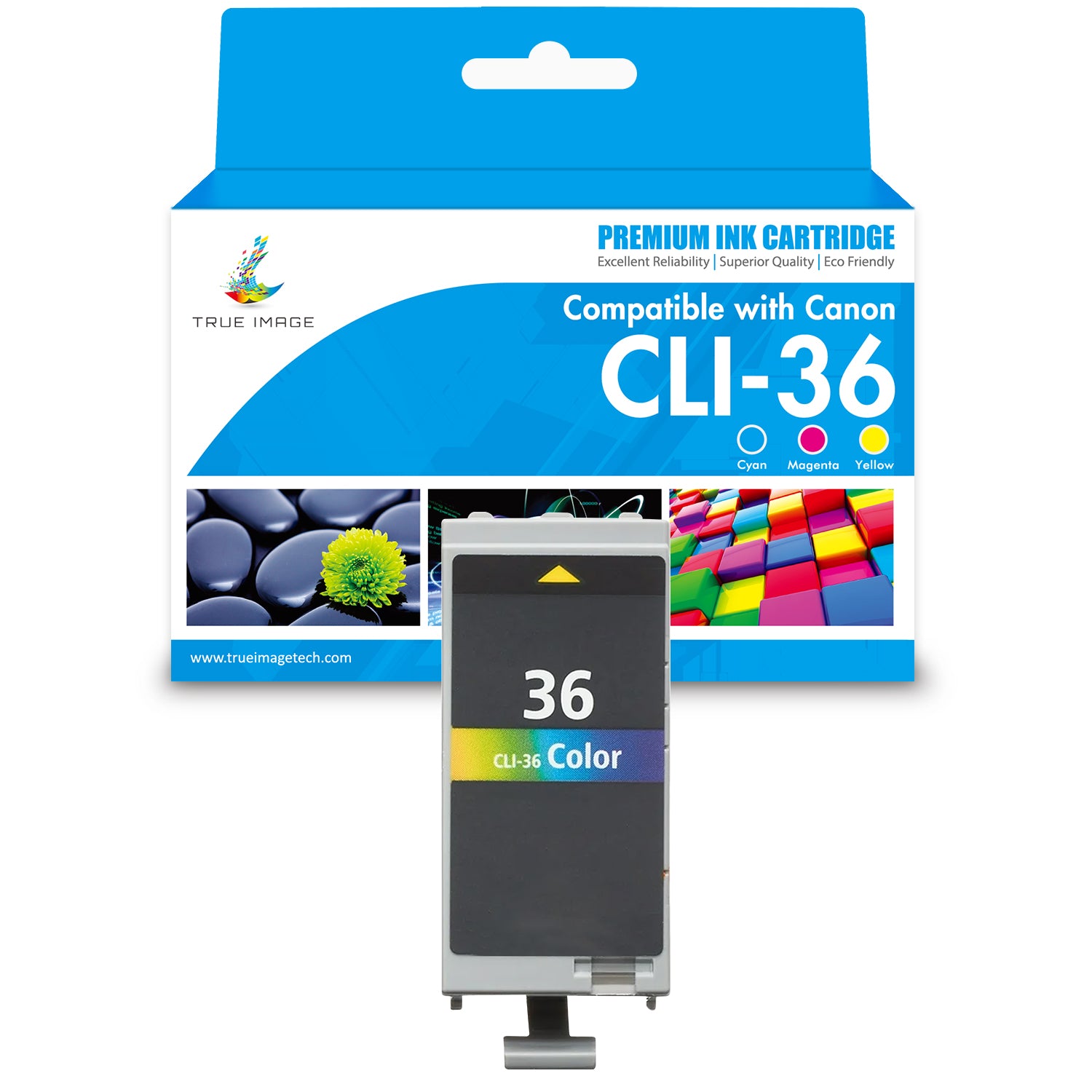 Compatible Canon CLI-36 Color Ink Cartri