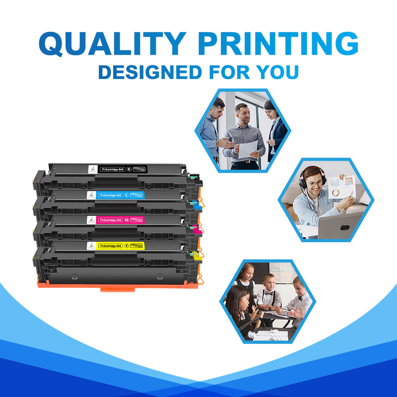 true image compatible canon 045 toner cartridges