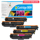 Canon 069H toner cartridge set monitor toner level