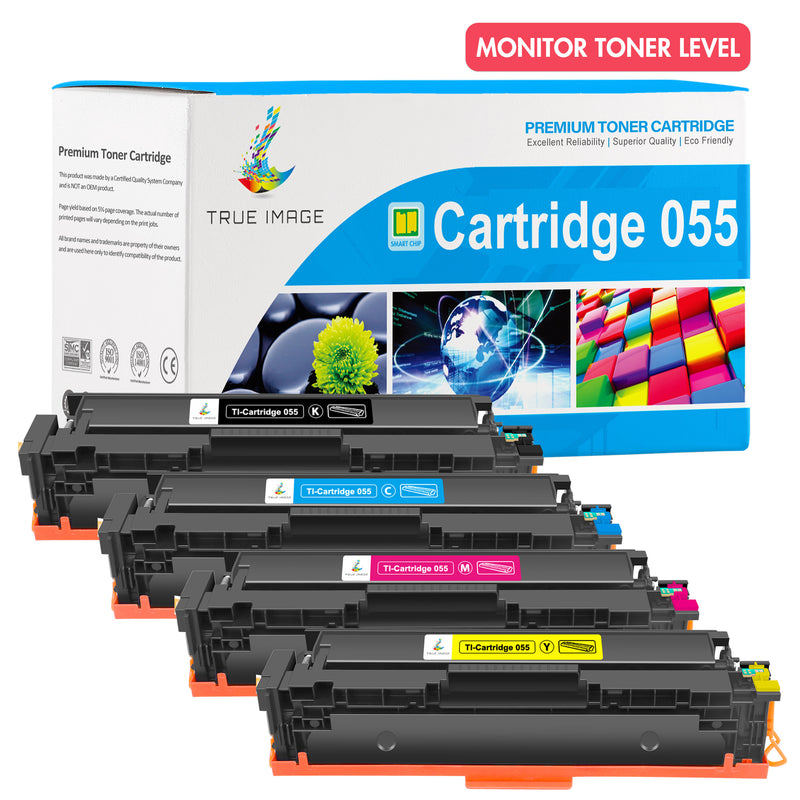 Canon 055 toner cartridge smart chip monitor toner level