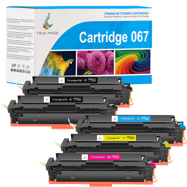 Canon Color ImageCLASS MF654Cdw Toner - Canon 067/067H Toner Cartridge Set - With Chip
