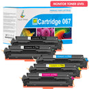 Canon Color ImageCLASS MF652Cw Toner - Canon 067/067H Toner Cartridge Set - With Chip