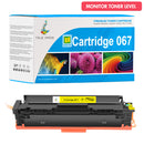 Canon 067 yellow toner cartridge monitor toner level