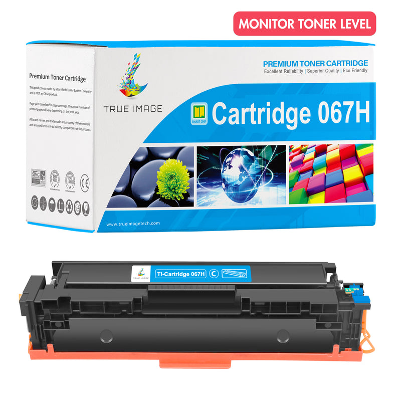 Canon 067H toner cartridge monitor toner level