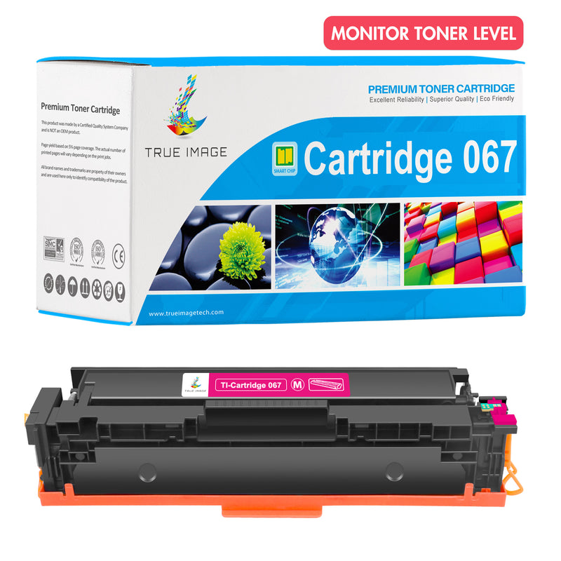 Canon 067 toner cartridge monitor toner level