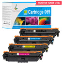 Canon 069 toner cartridge smart chip-monitors ink level