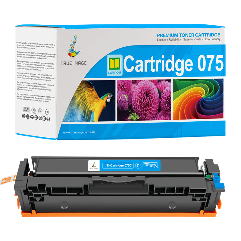 Compatible Canon 075 Cyan Toner Cartridge - With Chip