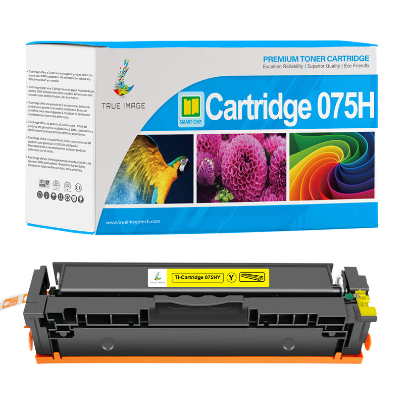 Compatible Canon 075H Yellow Toner Cartridge - With Chip