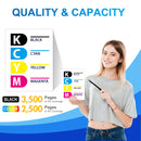 Compatible Canon 075H Toners Combo Pack - With Chip