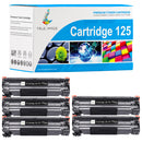 canon 125 black toner cartridges