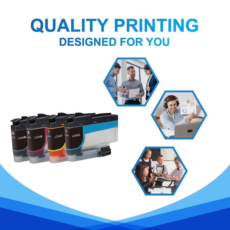 true image compatible Brother LC404 ink cartridges