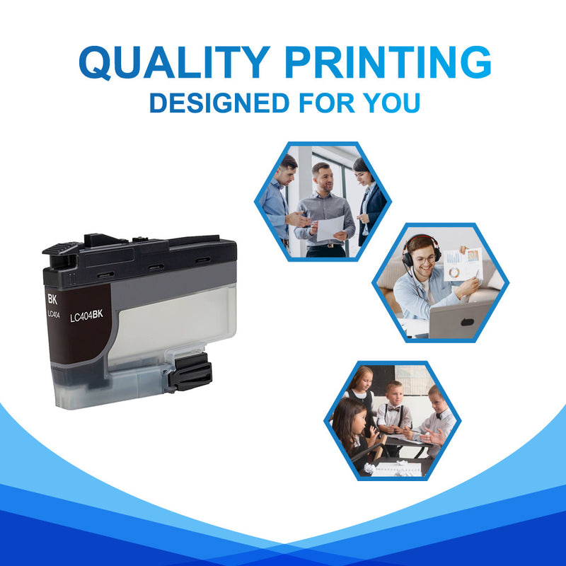 true image compatible Brother LC404 ink cartridges