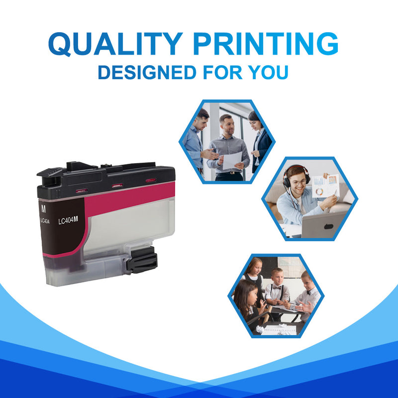 true image compatible Brother LC404 ink cartridges