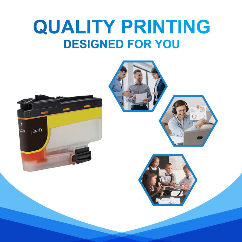 true image compatible Brother LC404 ink cartridges