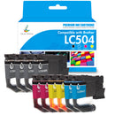 Compatible Brother LC504 Ink Cartridge Set - Standard Yield