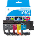 Compatible Brother LC504 Ink Cartridge Set - Standard Yield