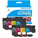Compatible Brother LC504XL Ink Cartridge Set - High Yield