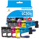 Compatible Brother LC506 Ink Cartridge Set - Standard Yield