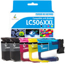 Compatible Brother LC506XXL Ink Cartridge Set - Super High Yield