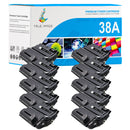 HP 38A black toner set
