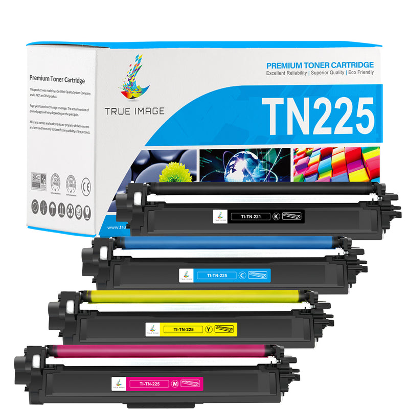 Brother TN225 toner cartridges 4-pack