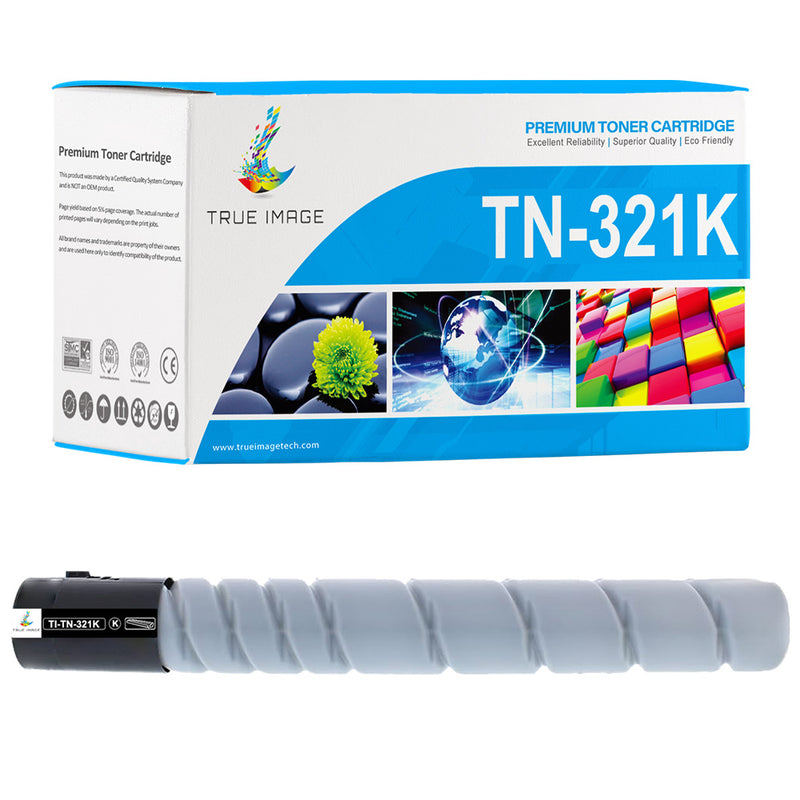 Compatible Konica-Minolta A33K130/TN-321K Black Laser Toner Cartridge