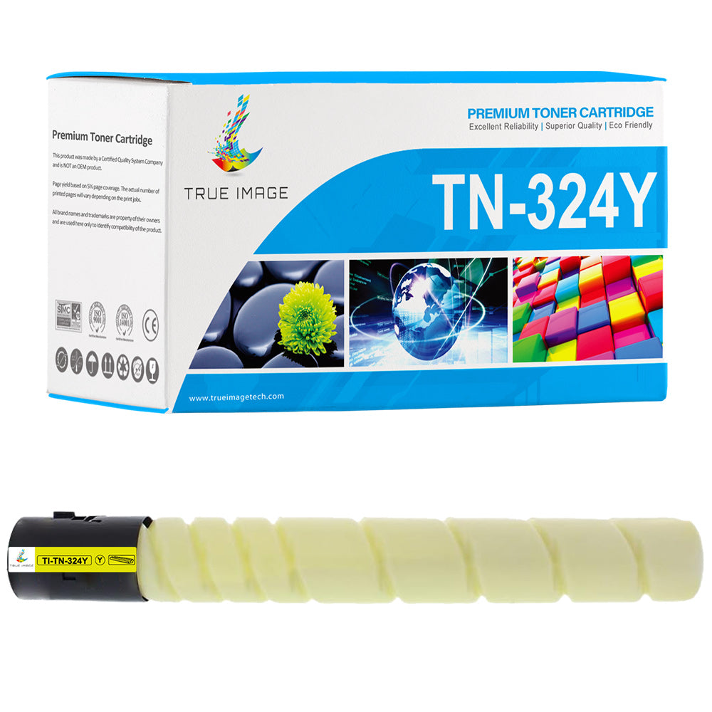 Genuine Konica Minolta TN-324 Toner Cartridge SET (Black, Cyan, Magenta, Yellow) - A8DA130 Etc.