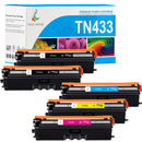 Brother TN433 toner cartridge set