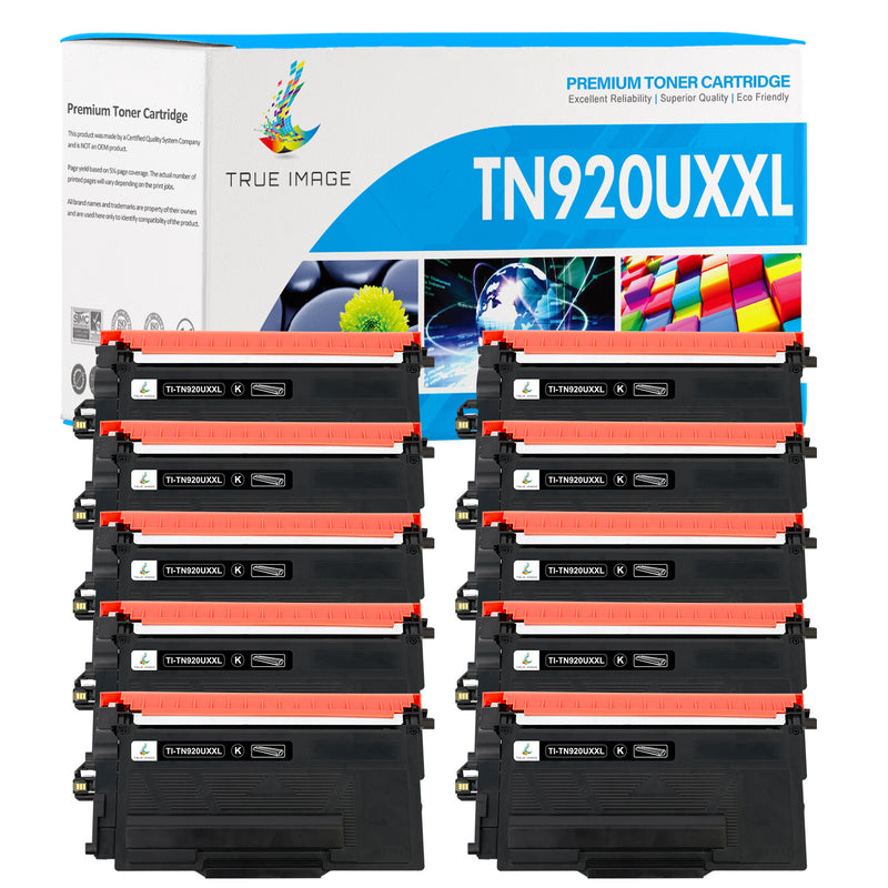 Compatible Brother TN920UXXL Toner Cartridge (TN-920UXXL) - With Chip - Ultra High Yield - 10 Pack