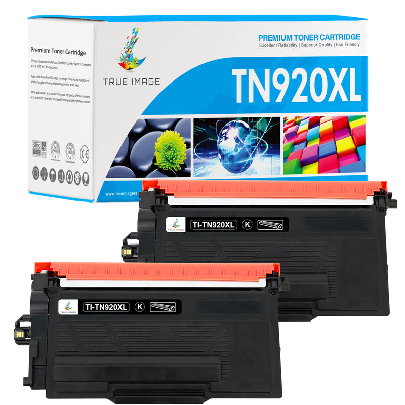 Compatible Brother TN920XL Black Toner Cartridge (TN-920XL) - 2 Pack