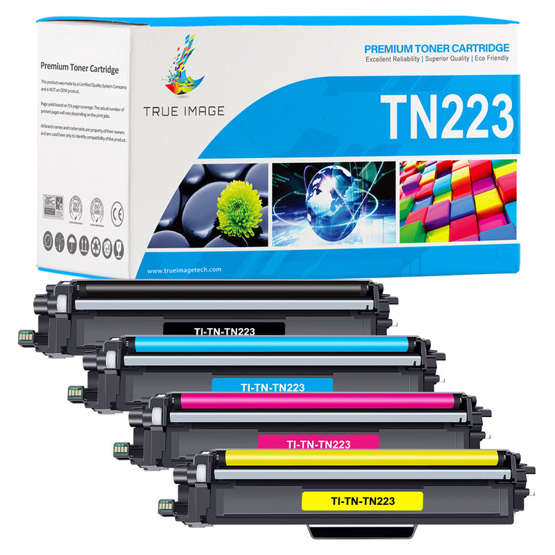 Brother TN-223 TN223BK/C/M/Y Toner Cartridges