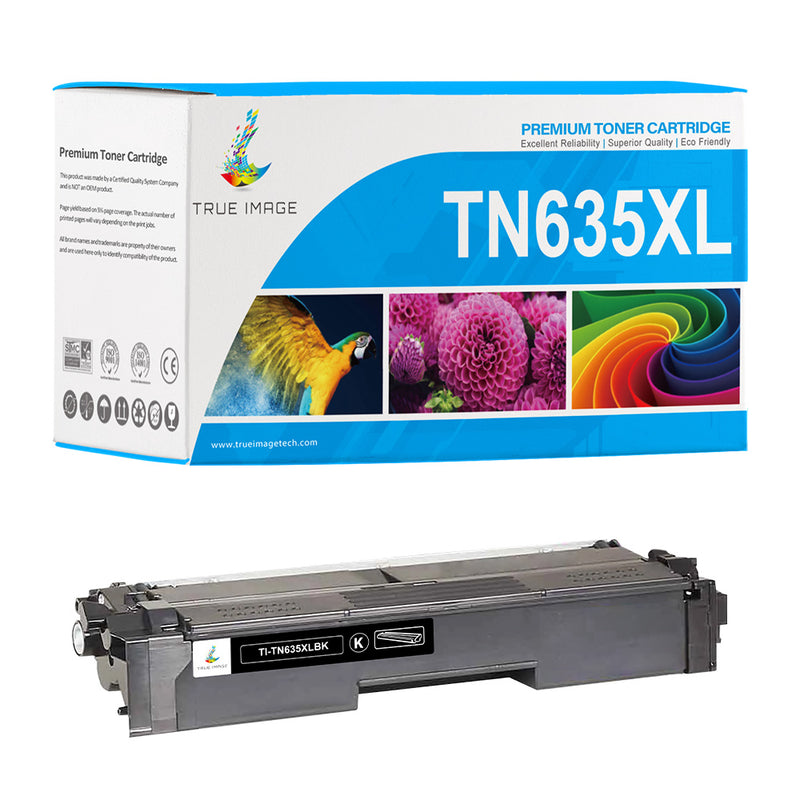 Compatible Brother TN635XL Black Toner Cartridge (TN635XLBK) - High Yield