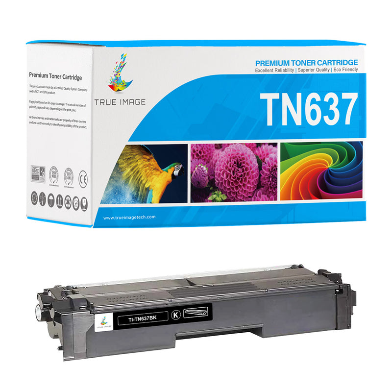 Compatible Brother TN637 Black Toner Cartridge (TN637BK) - Ultra High Yield