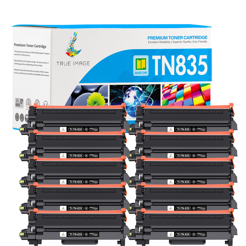 Brother TN835 black toner 10-pack