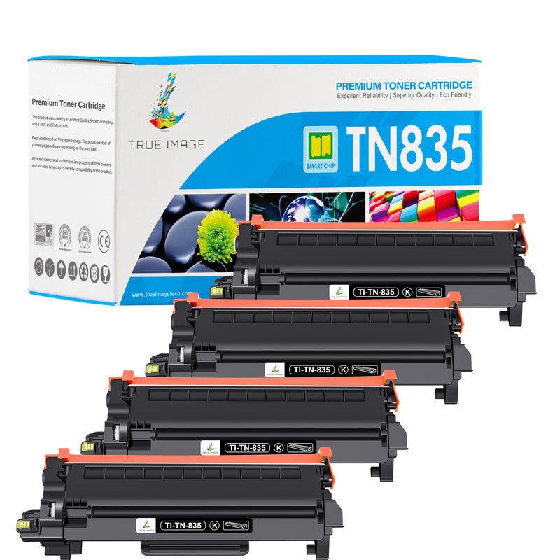 Brother TN835 black toner 4-pack