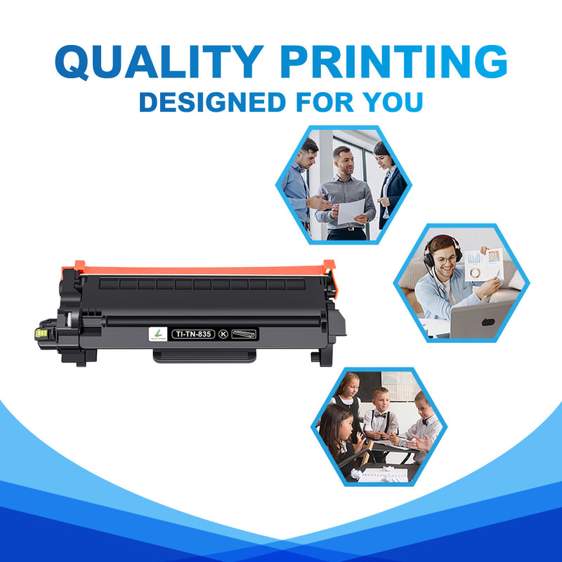 true image compatible Brother TN835 toner cartridges