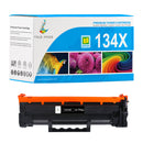 HP 134X black toner cartridge with chip