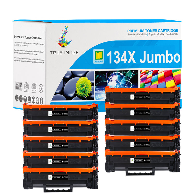 HP 134X Jumbo black toner set