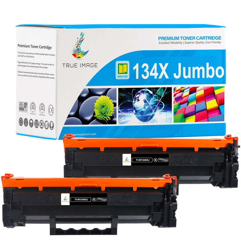 HP 134X Jumbo black toner  2 pack