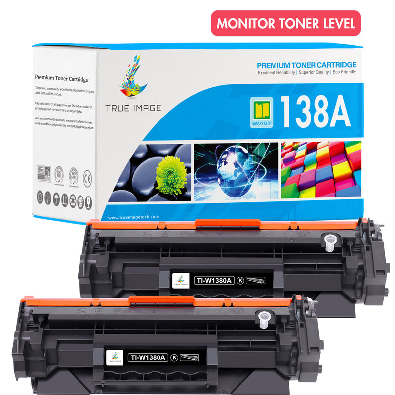 HP 138A black toner 2 packs