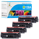 HP 138A Black Toner Cartridge 4-Pack