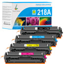 HP 218A toner cartridges 4-pack with smart chip