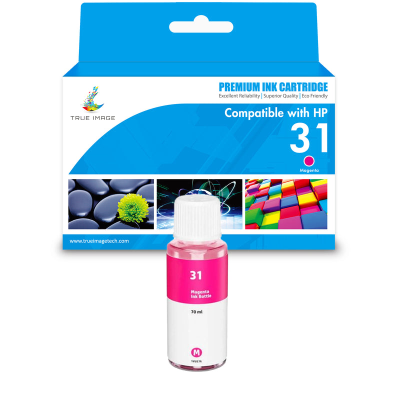 Compatible HP 31 Magenta Ink Cartridge (1VU27AN) - Standard Yield