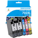 Epson 702XL ink cartridges 5-pack