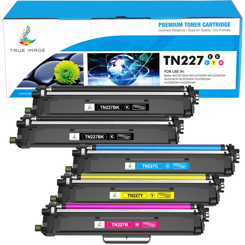 Compatible Brother TN227 Toner Cartridges - High Yield