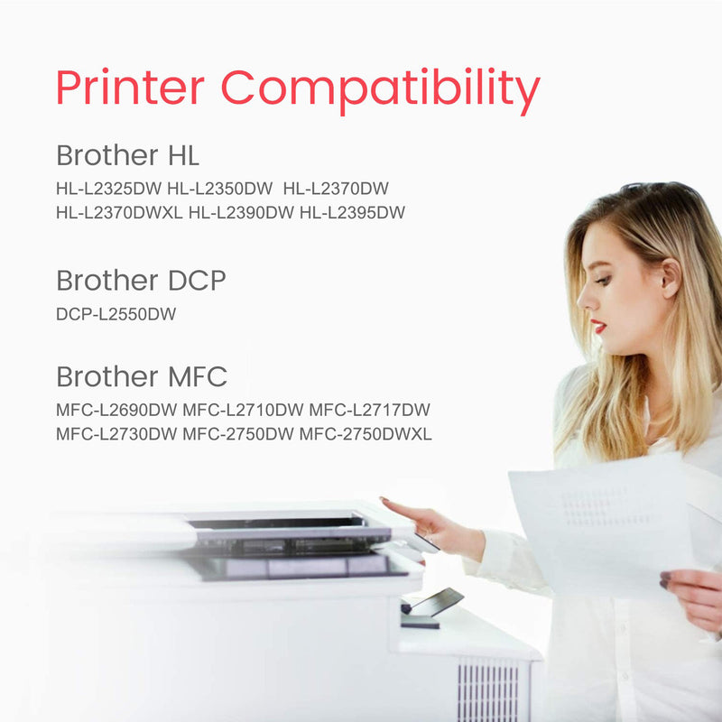 Compatible Brother TN-760 Toner Cartridge 2-Pack